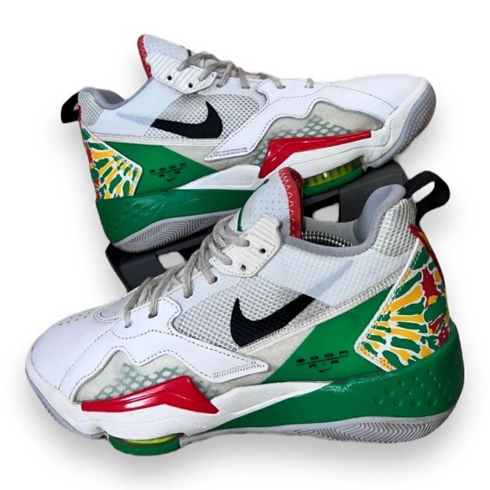 Jordan Zoom '92 'White Lucky Green Dark Sulfur' CK9183-103‎ Men's 8